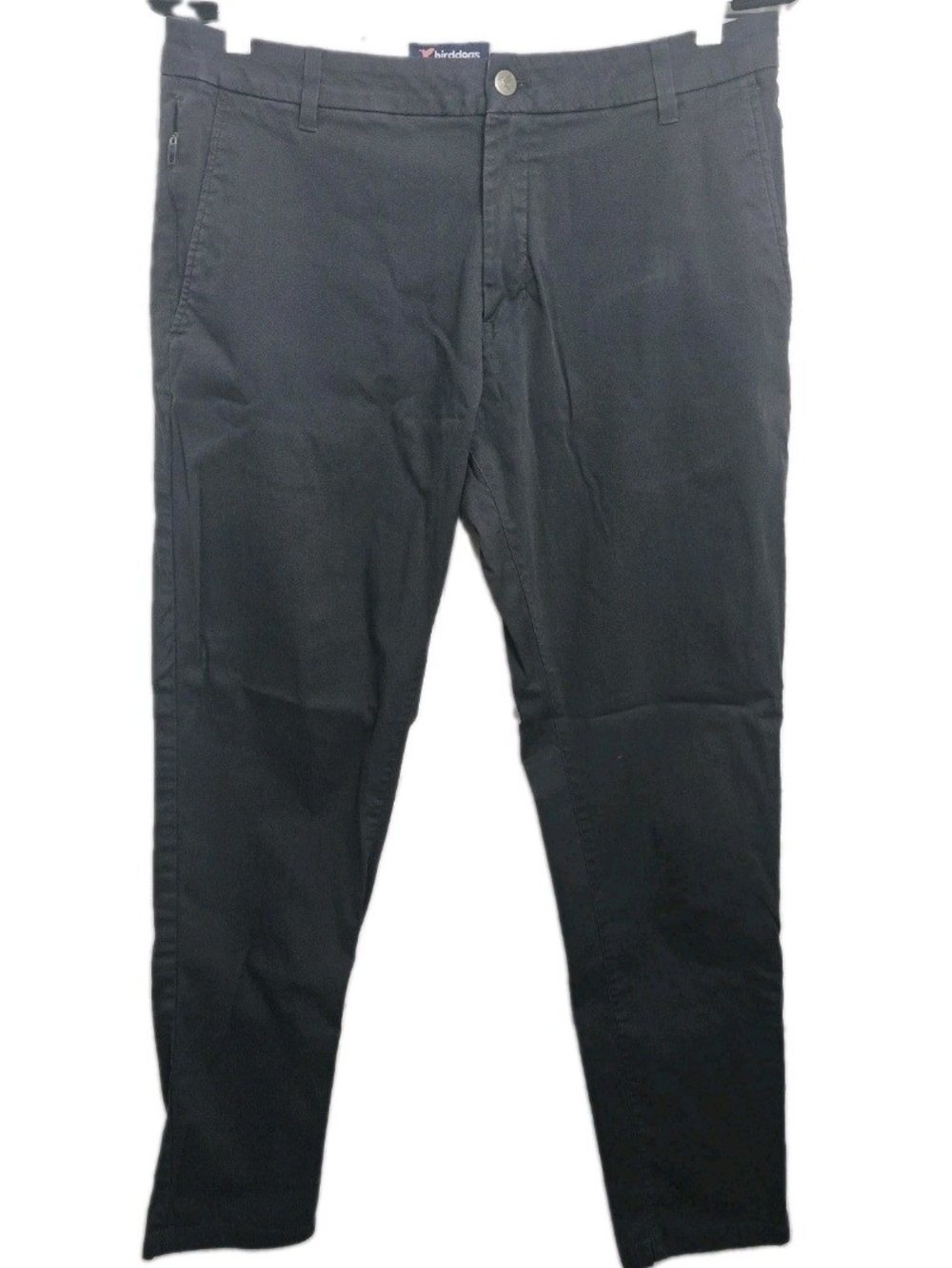 Birddogs Mens Pants Black Size 34x32 Performance Cotton Blend‎ Chino Slim Fit